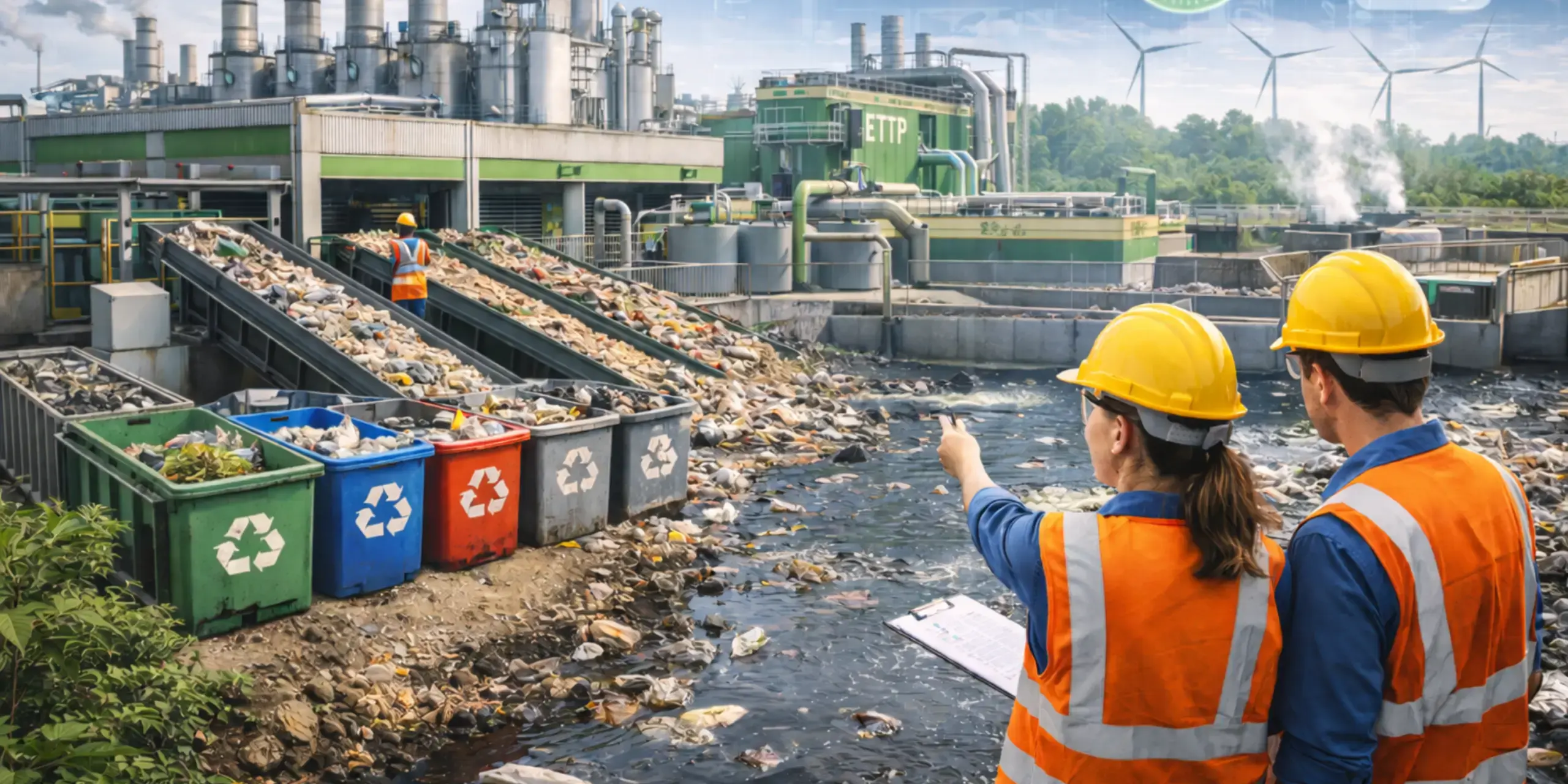 Industrial waste disposal service
